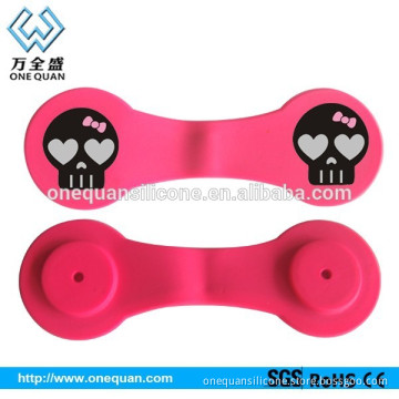 New promotional silicone round binder clips money clip